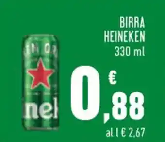 Conad BIRRA HEINEKEN 330 ml offerta