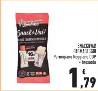 Conad Superstore SNACK&VAI! PARMAREGGIO Parmigiano Reggiano DOP offerta