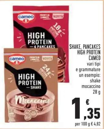 Conad Superstore SHAKE, PANCAKES HIGH PROTEIN CAMEO 28 g offerta