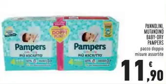 Conad PAMPERS BABY-DRY PANNOLINI, MUTANDINO offerta