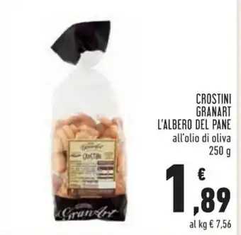 Conad Superstore CROSTINI GRANART L'ALBERO DEL PANE 250 g offerta