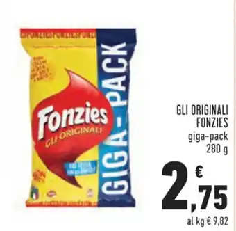 Conad Superstore GLI ORIGINALI FONZIES giga-pack 280 g offerta