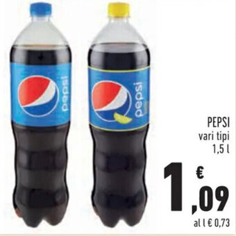 Conad Superstore PEPSI vari tipi 1,5 l offerta