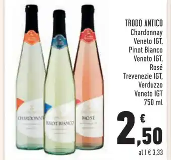 Conad Superstore TRODO ANTICO Chardonnay Veneto IGT 750 ml offerta