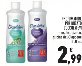 Conad Superstore PROFUMATORE PER BUCATO COCCOLATEVI 300 ml offerta