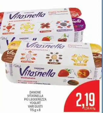 Supermercati Piccolo Danone Vitasnella Più Leggerezza Yogurt Vari Gusti 115g. x 8 offerta