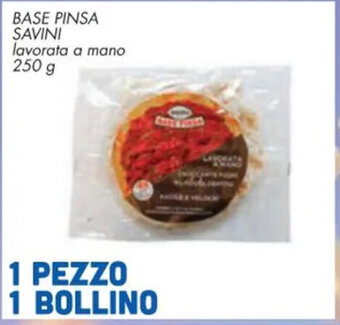 Conad Superstore BASE PINSA SAVINI 250 g offerta