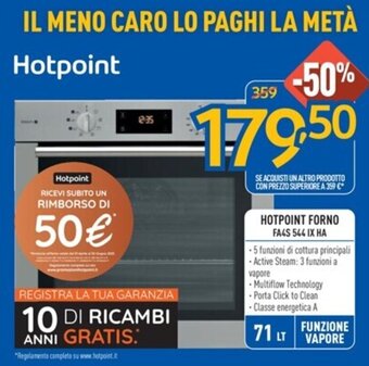 FreeShop HOTPOINT FORNO FA4S 544 IX HA offerta