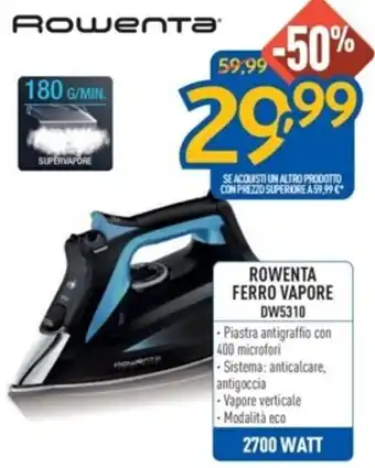 FreeShop ROWENTA FERRO VAPORE DW5310 offerta