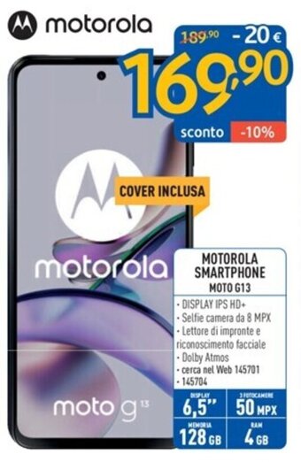 FreeShop Motorola Smartphone MOTO G13 offerta