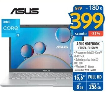 FreeShop ASUS NOTEBOOK F515EA-EJ1564W offerta
