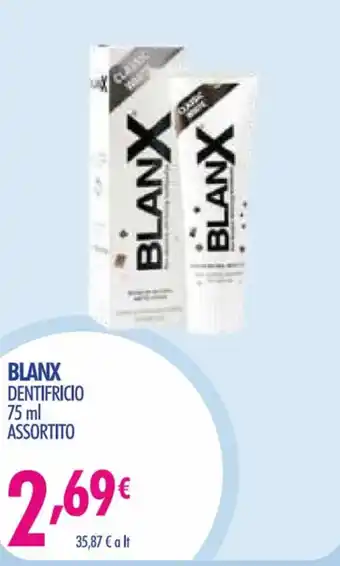 Acqua & Sapone BLANX DENTIFRICIO 75 ml ASSORTITO offerta