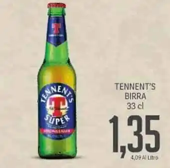 Supermercati Piccolo Tennent's Birra 33cl offerta