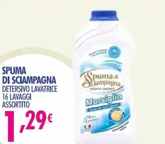 Acqua & Sapone SPUMA DI SCIAMPAGNA DETERSIVO LAVATRICE 16 LAVAGGI ASSORTITO offerta