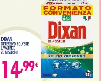 Acqua & Sapone DIXAN DETERSIVO POLVERE LAVATRICE 95 MISURINI offerta
