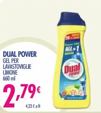 Acqua & Sapone DUAL POWER GEL PER LAVASTOVIGLIE LIMONE 660 ml offerta