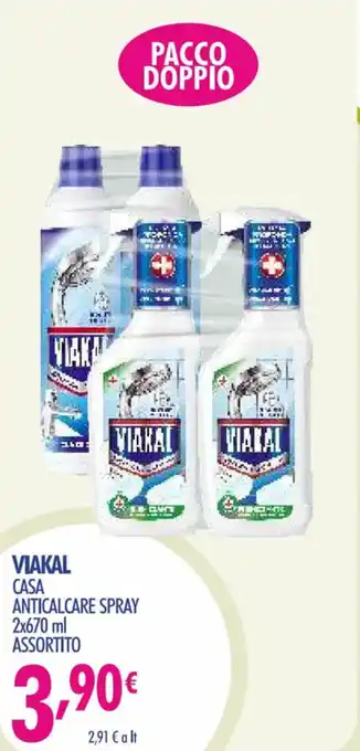 Acqua & Sapone VIAKAL CASA ANTICALCARE SPRAY 2x670 ml ASSORTITO offerta