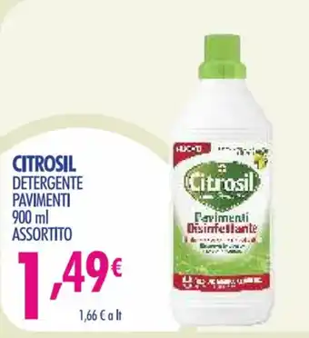Acqua & Sapone CITROSIL DETERGENTE PAVIMENTI 900 ml ASSORTITO offerta