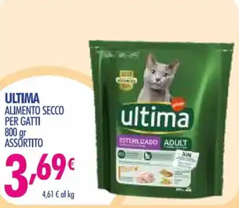 Acqua & Sapone ULTIMA ALIMENTO SECCO PER GATTI 800 gr ASSORTITO offerta