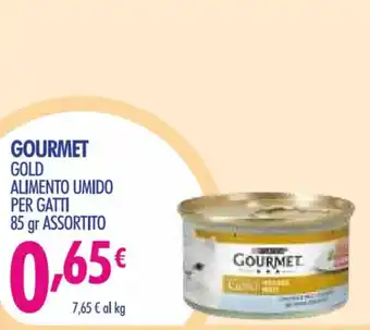Acqua & Sapone GOURMET GOLD ALIMENTO UMIDO PER GATTI 85 gr ASSORTITO offerta