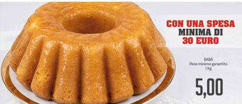 Supermercati Piccolo Babà Peso minimo garantito 1kg offerta