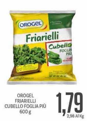 Orogel Friarielli Cubello Foglia Più 600g