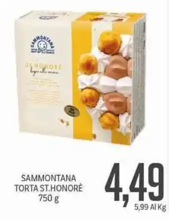 Supermercati Piccolo Sammontana Torta St, Honore 750g offerta