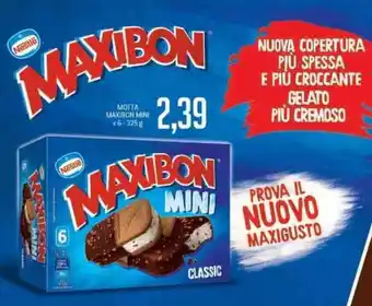 Supermercati Piccolo Nestle Maxibon Mini Motta x 6 325g offerta