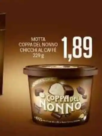 Supermercati Piccolo Coppa del Nonno Motta Chicchi Al Caffè 229g offerta