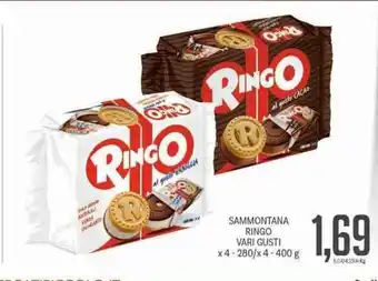 Supermercati Piccolo Sammontana Ringo Vari Gusti x 4 280g/x4 400g offerta