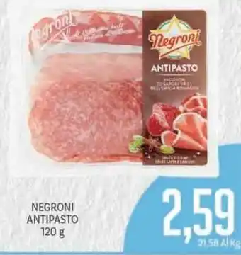 Supermercati Piccolo Negroni Antipasto 120g offerta