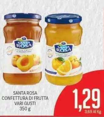 Santa Rosa Confettura di Frutta Vari Gusti 350g