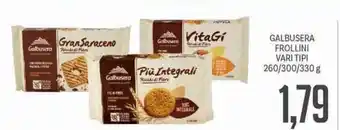 Supermercati Piccolo Galbusera Frollini Vari Tipi 260/300/330g offerta