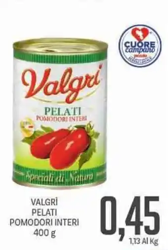 Supermercati Piccolo Valgrí Pelati Pomodori Interi 400g offerta