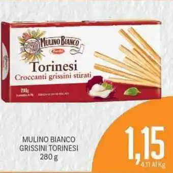 Supermercati Piccolo Mulino Bianco Grissini Torinesi 280g offerta