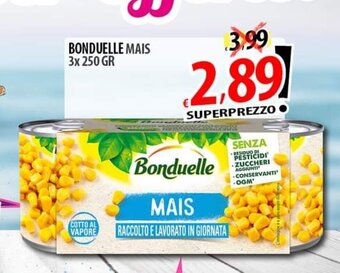 Il Genio Supermercato BONDUELLE MAIS 3x 250 GR offerta