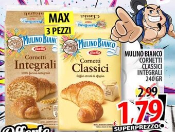 Il Genio Supermercato MULINO BIANCO CORNETTI CLASSICI INTEGRALI 240 gr offerta