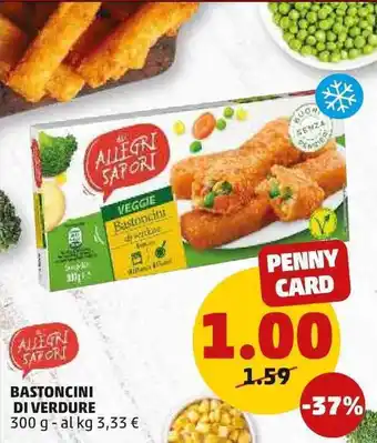 PENNY BASTONCINI DI VERDURE 300 g offerta