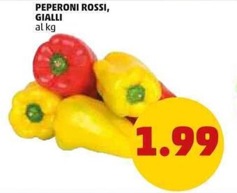 PENNY PEPERONI ROSSI, GIALLI offerta