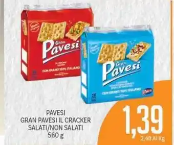 Supermercati Piccolo Pavesi Gran Pavesi Il Cracker Salati/Non Salati 560g offerta