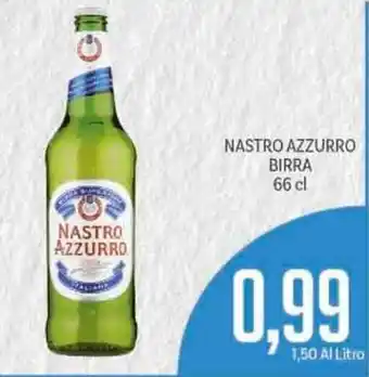 Supermercati Piccolo Nastro Azzurro Birra 66cl offerta