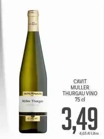 Supermercati Piccolo Cavit Muller Thurgau Vino 75cl offerta