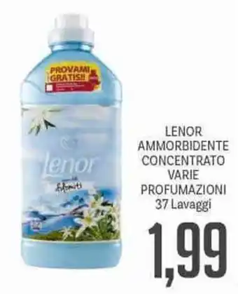Supermercati Piccolo Lenor Ammorbidente Concentrato Vari Profumazioni 37 lavaggi offerta