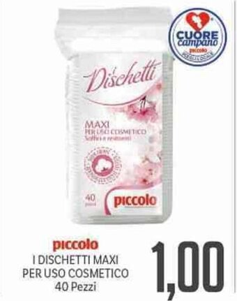 Supermercati Piccolo Piccolo I Dischetti Maxi Per Uso Cosmetico 40 pezzi offerta