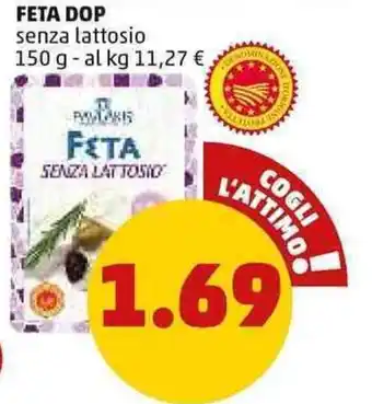 PENNY FETA DOP senza lattosio 150 g offerta