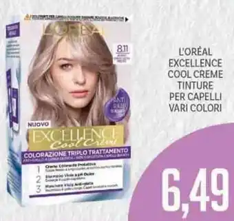 Supermercati Piccolo L'Oreal Excellence Cool Creme Tinture per Capelli Vari Colori offerta