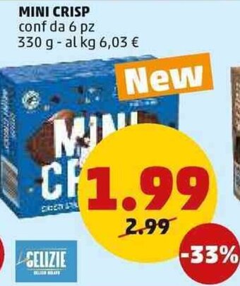 MINI CRISP conf da 6 pz 330 g