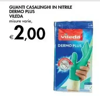 Bennet Vileda Guanti Sacalinghi In Nitrile Dermo Plus offerta