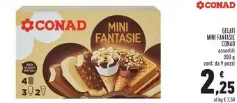 Conad Conad Gelati Mini Fantasie offerta