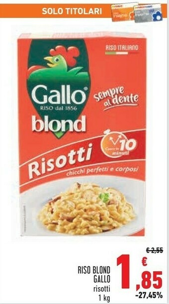 Conad Gallo Riso Blond offerta
